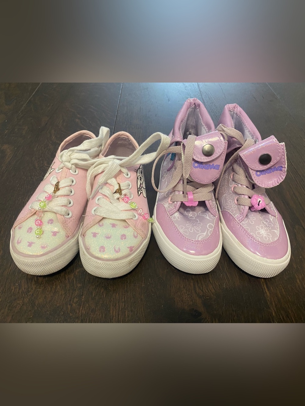 Kohl’s / Ground Up, Girls Sneakers, Star Wars and Stitch, Size 11 Toddler